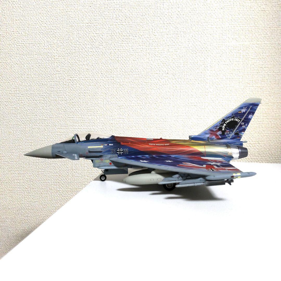 戦闘機プラモデル完成品1/72ハセガワ ユーロファイタータイフーン