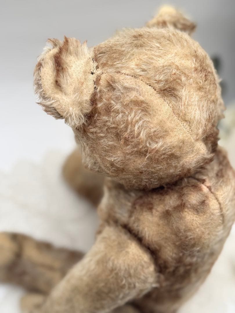 ち*ら様 ハーマン■1930's～1950'sアンティーク大型ベア54cm■HE