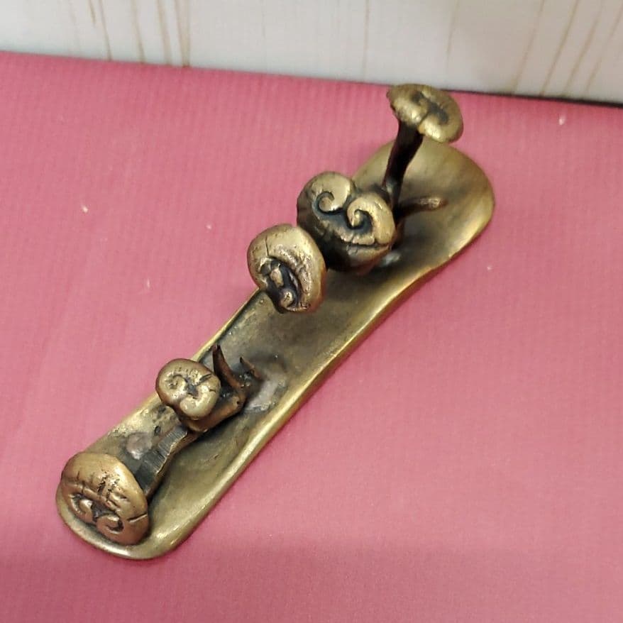 須賀月真作 鋳銅 万年竹