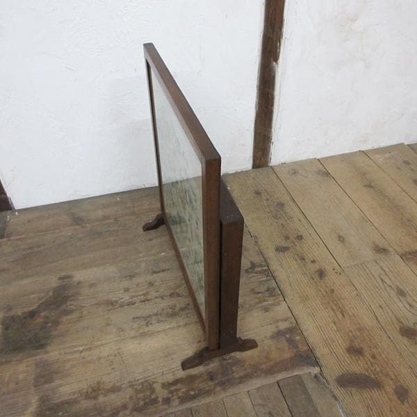 イギリス アンティーク 家具 ファイヤースクリーン サイドテーブル 6948d