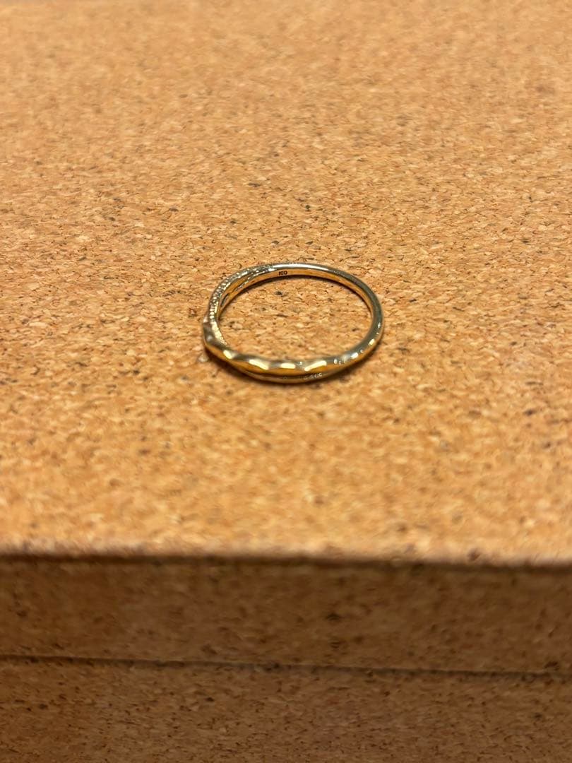 agete K10デザインリング