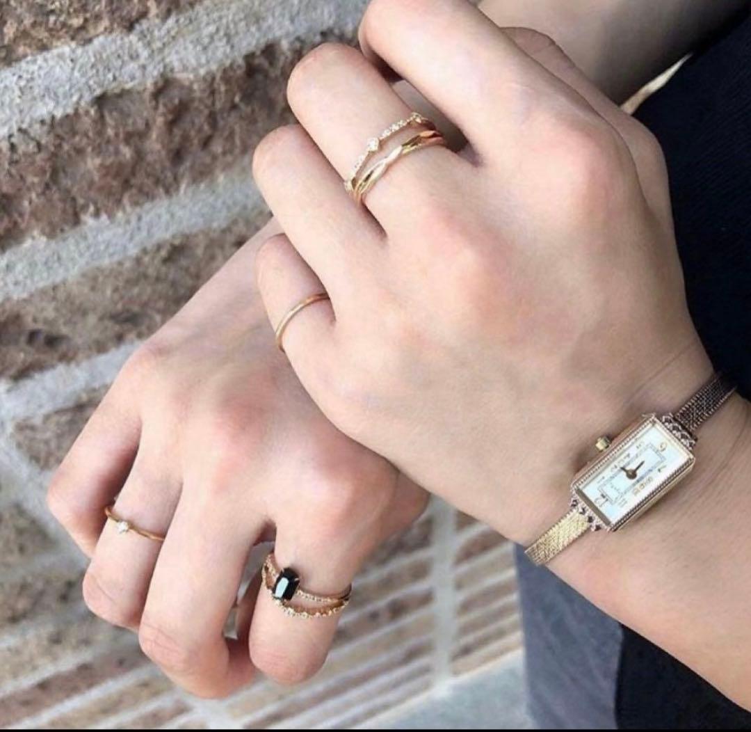 agete K10デザインリング