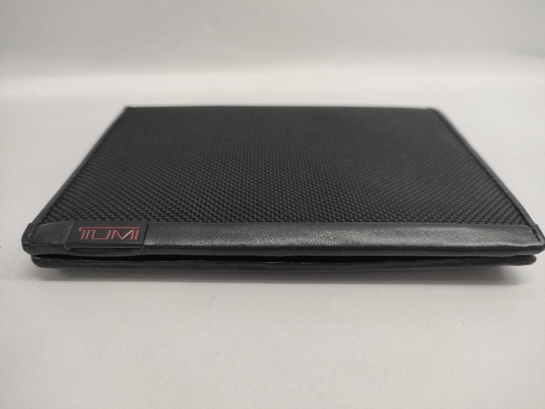 美品 箱付 TUMI ALPHA SLG パスポートケース 黒 多収納 102