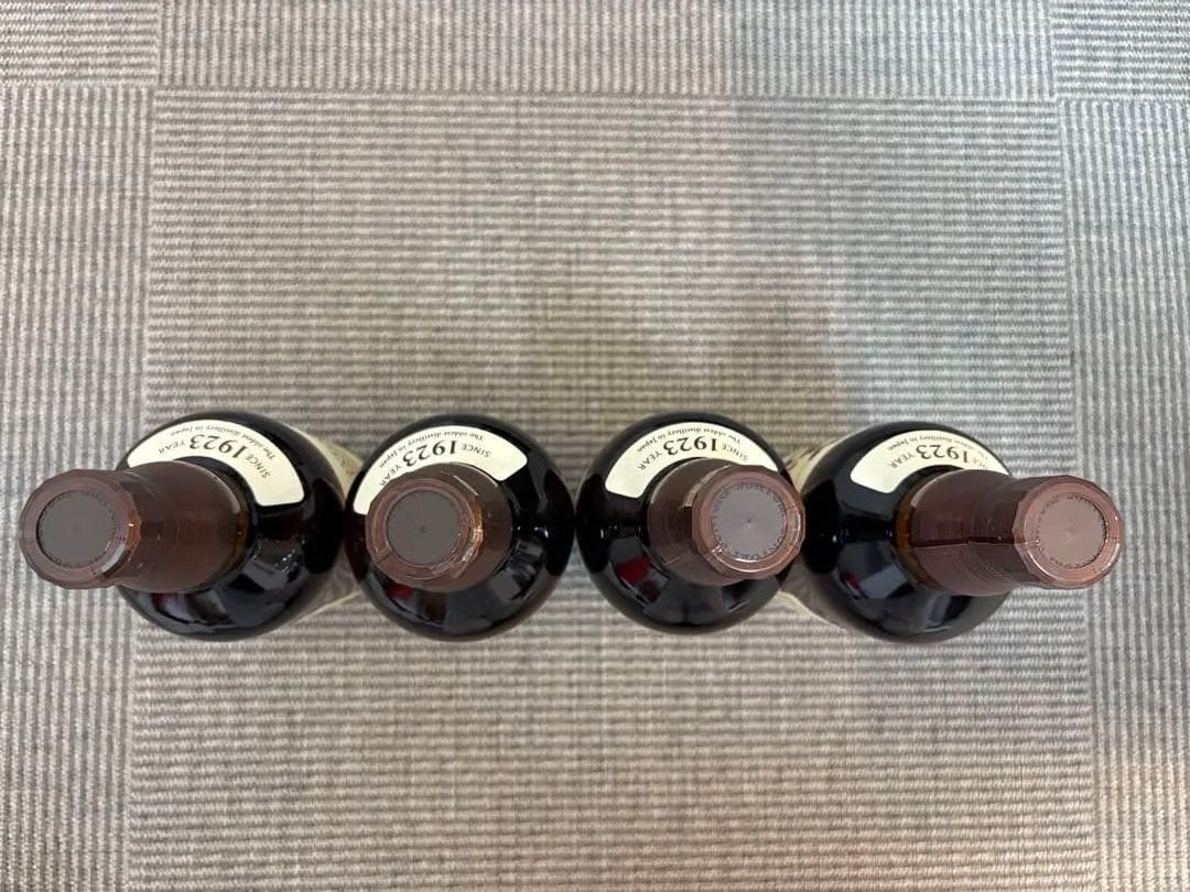 山﨑ウイスキー　700ml Single Malt Whisky 4本