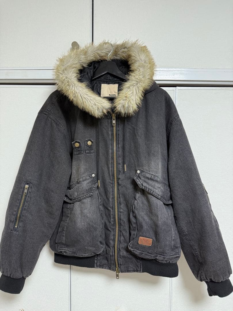 Perushu ファー付きジャケット