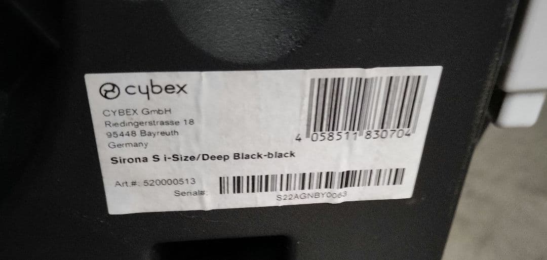 *＊美品＊*サイベックス SIRONA S i-size 最高級チャイルドシート