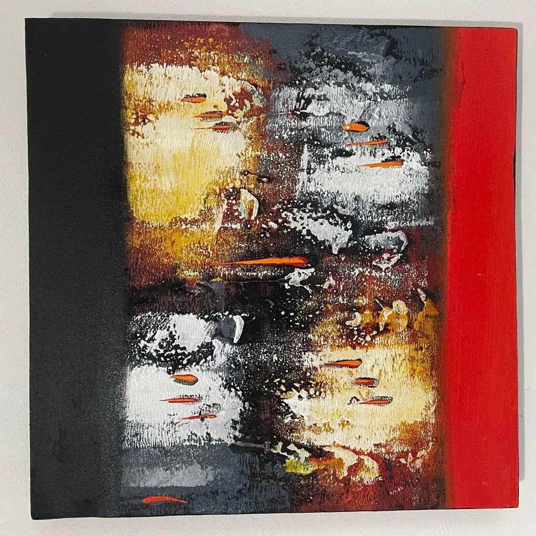 セール　モダンアート　インテリア　抽象画　油絵　アジアン　バリ　2枚