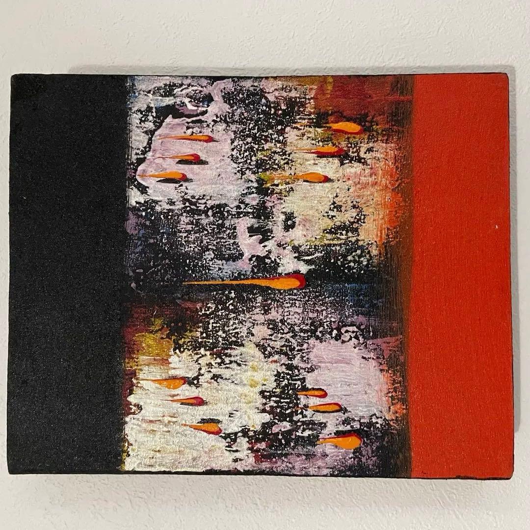 セール　モダンアート　インテリア　抽象画　油絵　アジアン　バリ　2枚