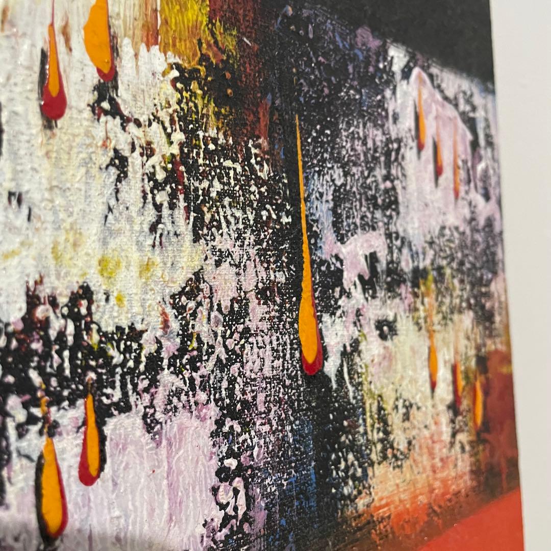 セール　モダンアート　インテリア　抽象画　油絵　アジアン　バリ　2枚