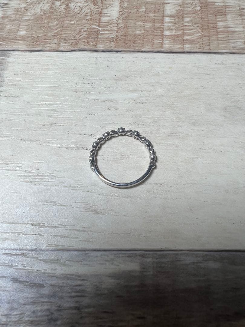 ハーフエタニティリング　0.13ct K10 9号