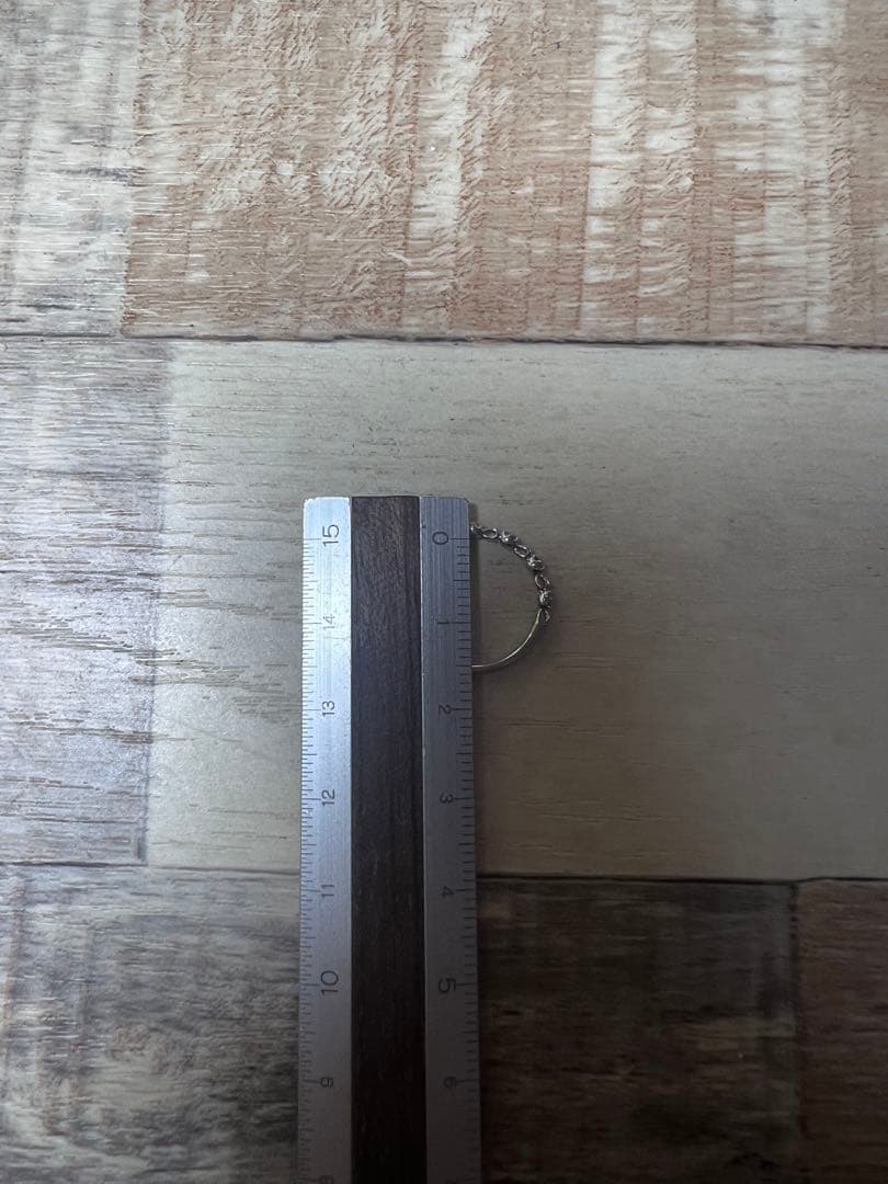 ハーフエタニティリング　0.13ct K10 9号