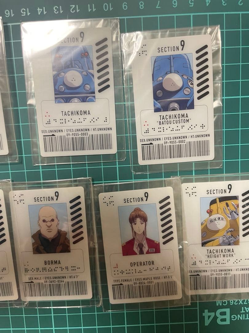 攻殻機動隊　DVD特典キャラクターIDカード