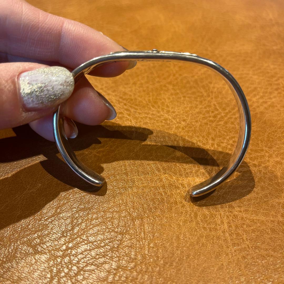 値下げ！美品 BIGHAND バングル ニューサン ワイド SV925 K18