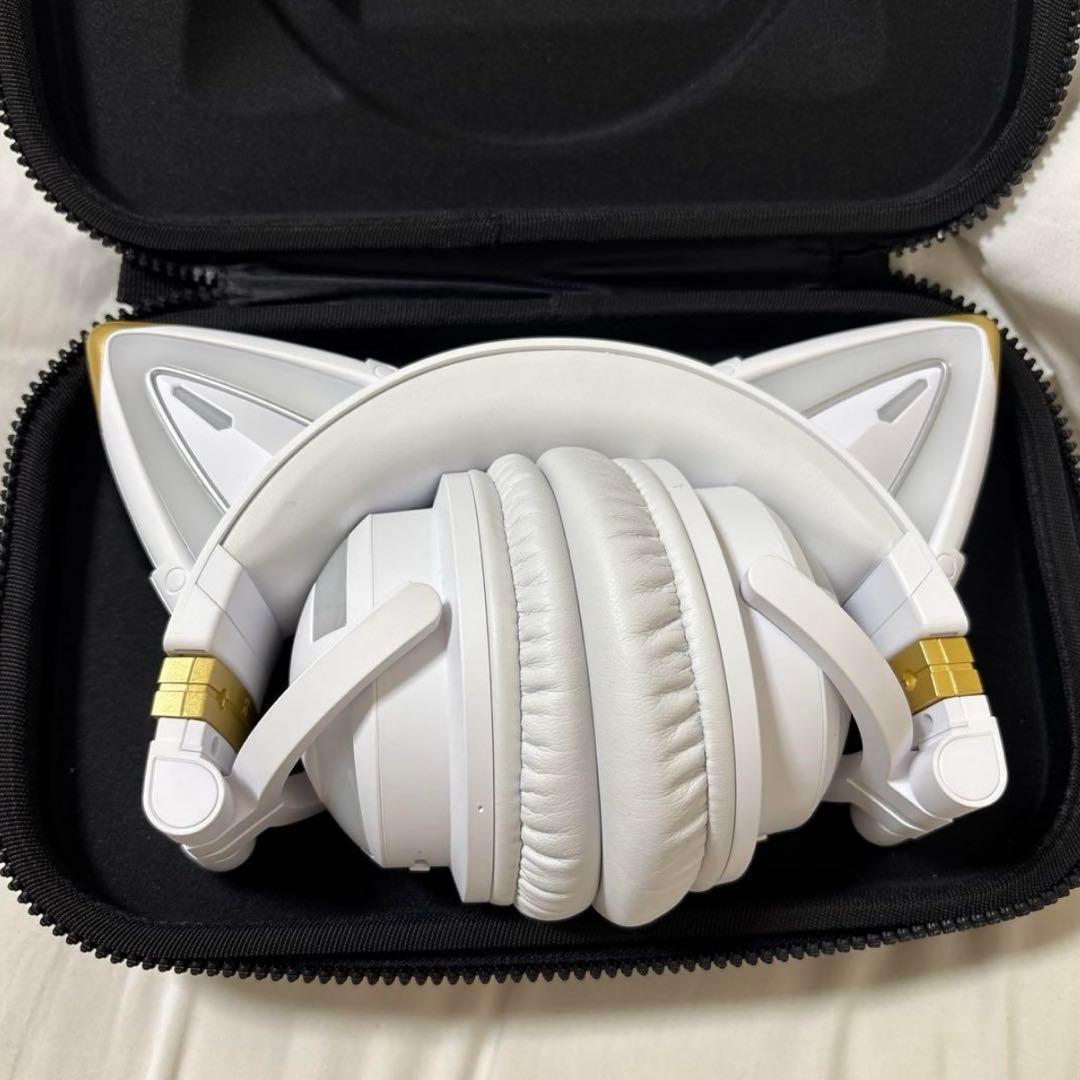 YOWU 猫耳ヘッドフォン　白