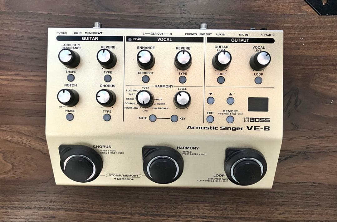 BOSS VE-8 Acoustic Singer マルチエフェクター