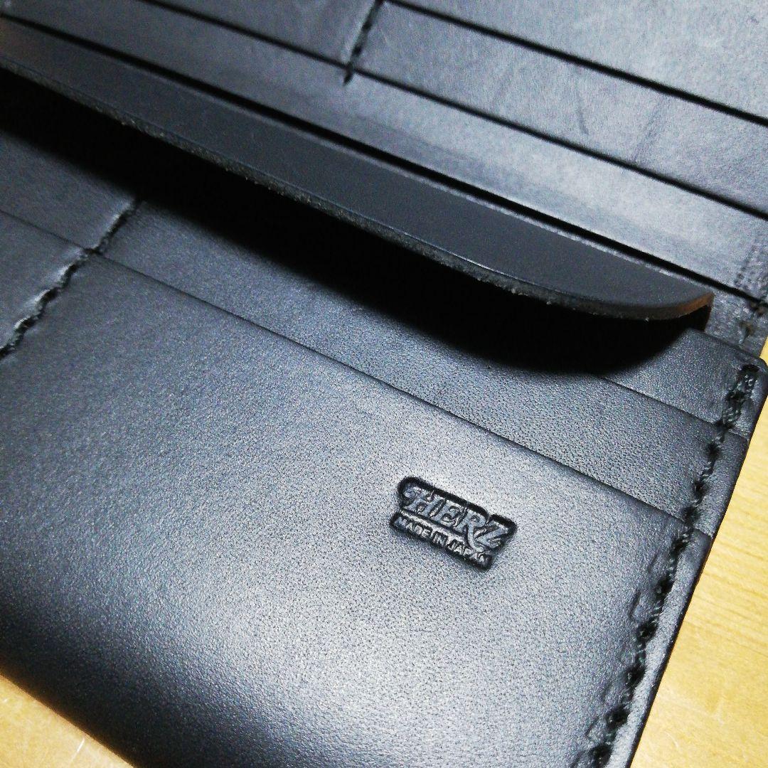 Herz ヘルツ ロング ウォレット ブラック 長財布