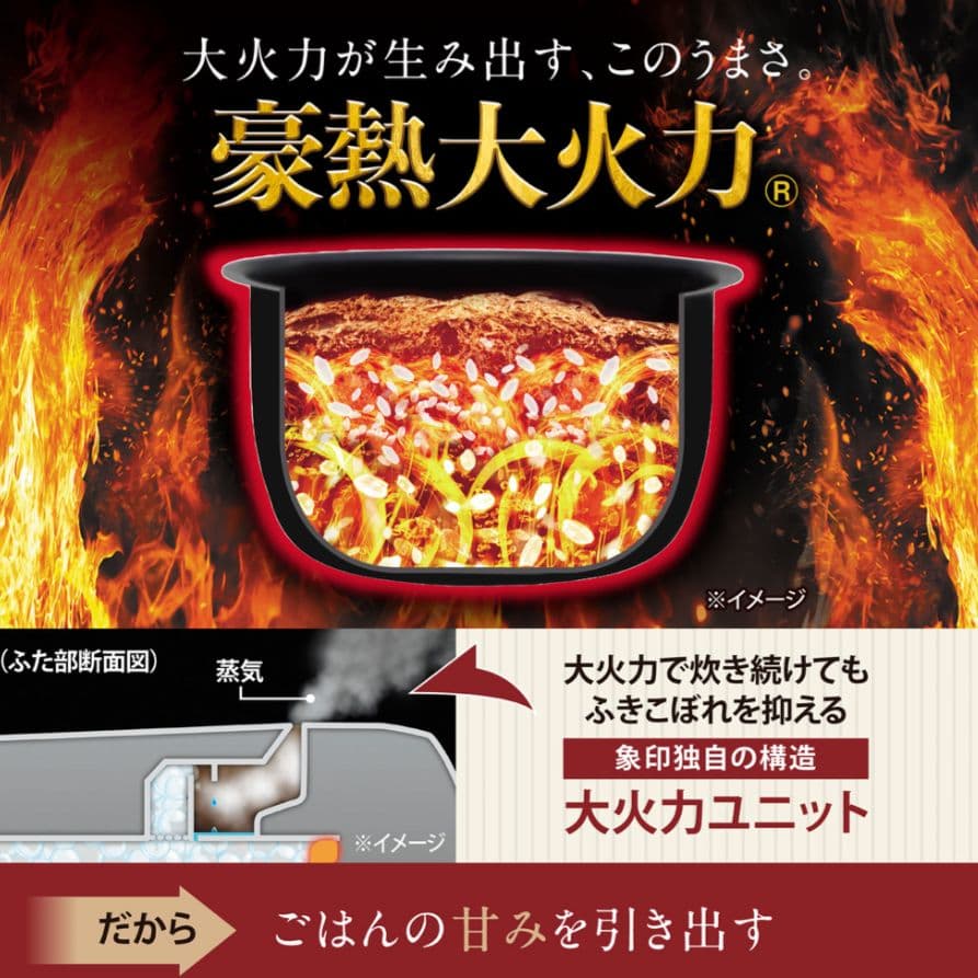 【新品・未開封】象印圧力IH炊飯器　極め炊き　NWWB10-BZブラック5.5合