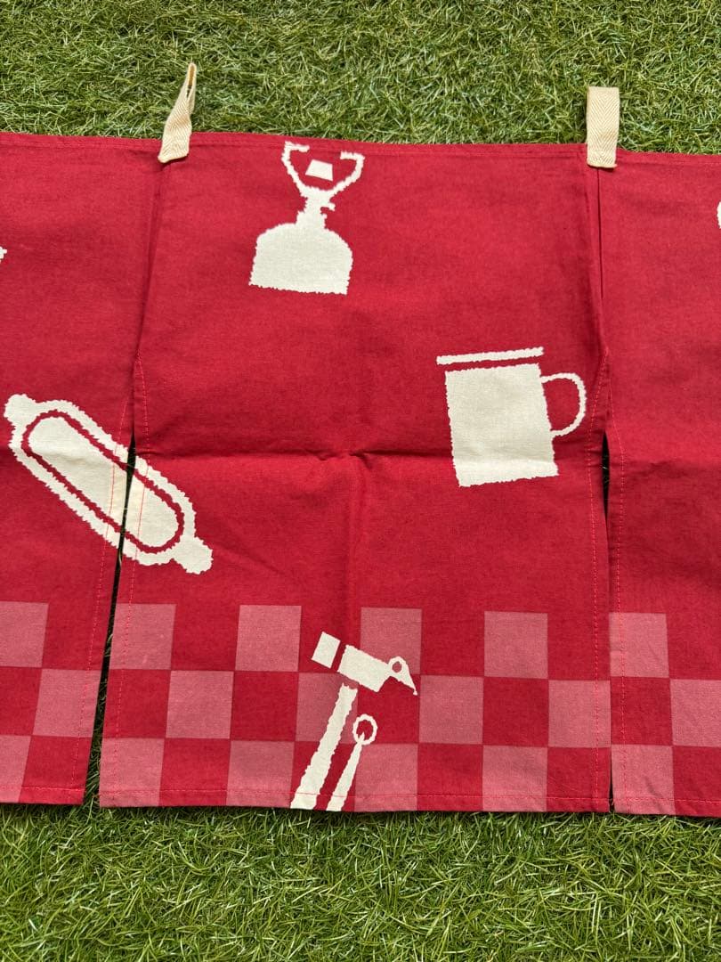 スノーピーク 野簾 Noren のれん レッド FES-041 雪峰祭2014