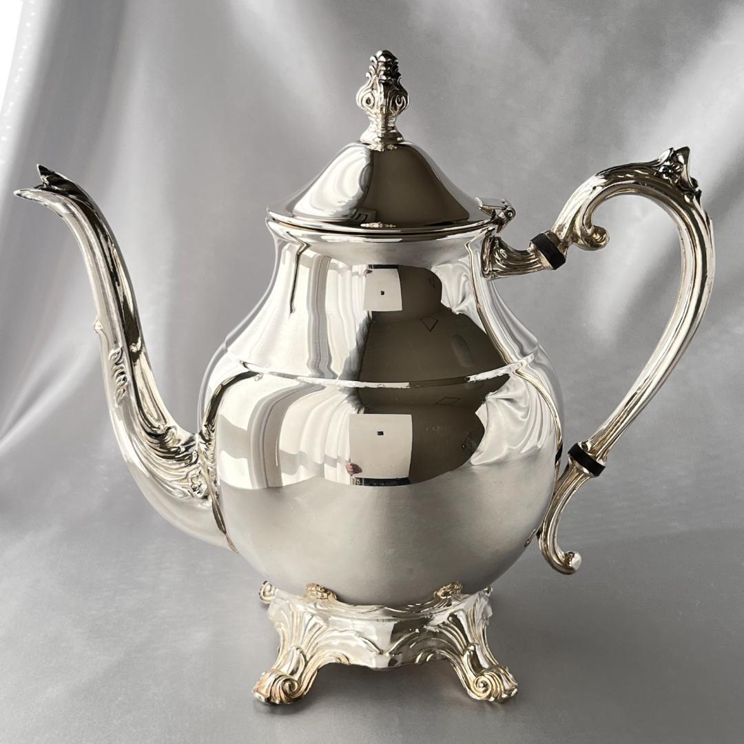 【F.B.Rogers】ティーサービス 5点 ティーポット / トレー