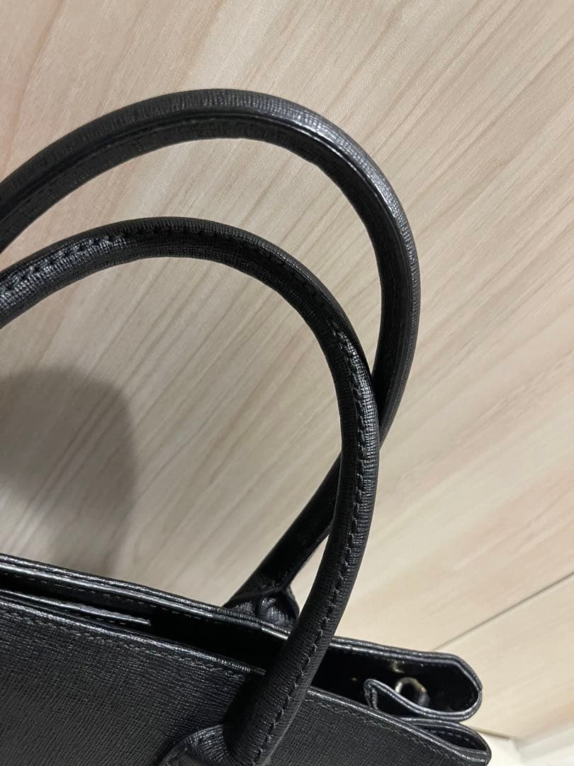 美品 FURLA 2way ショルダーバッグ ハンドバッグ トートバッグ 大容量