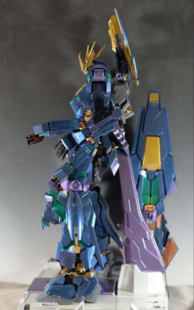 PG 1/60 ユニコーンガンダム2号機 バンシィ・ノルン 最終決戦 完全塗装
