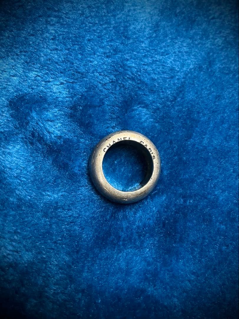 最重量級‼︎ CHANEL シルバーリング silver925 サイドロゴ