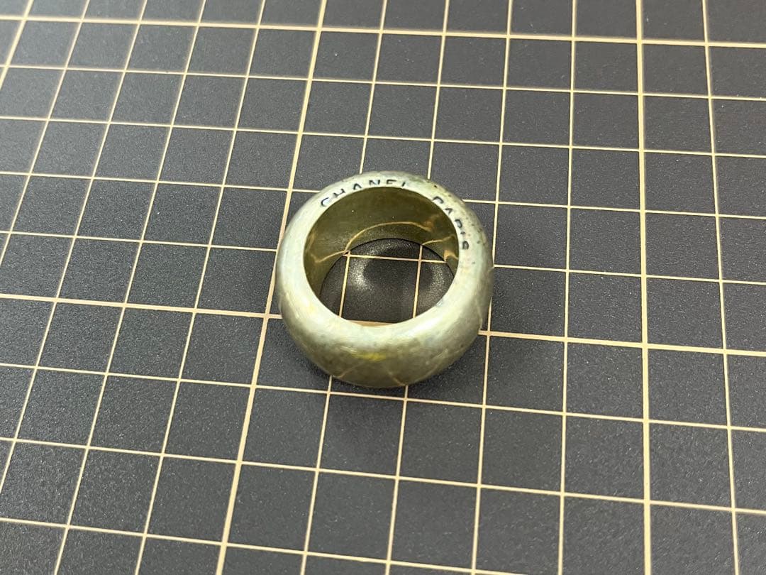 最重量級‼︎ CHANEL シルバーリング silver925 サイドロゴ