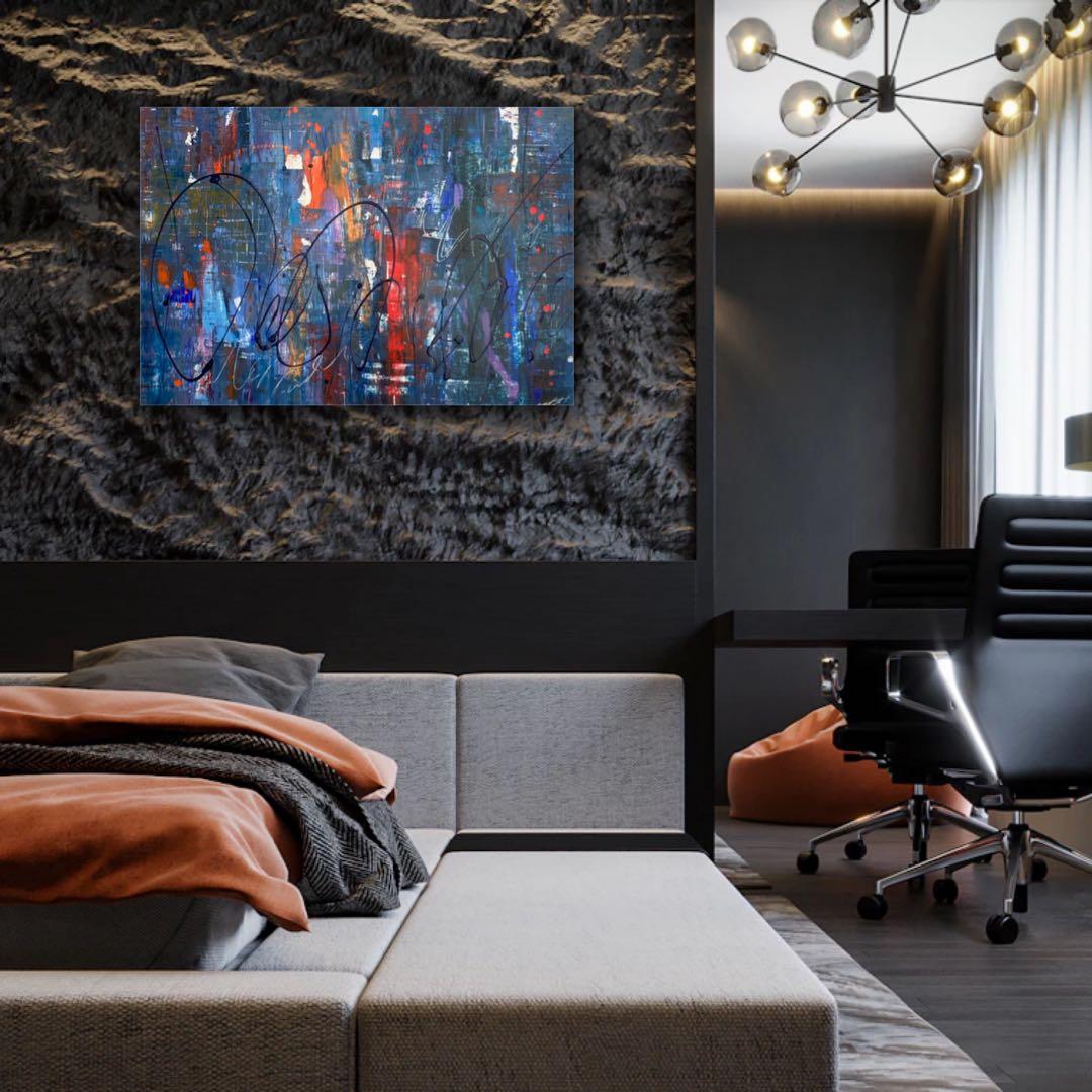 抽象画 アート パネル クール モダン 絵画 インテリア 現代アート 原画