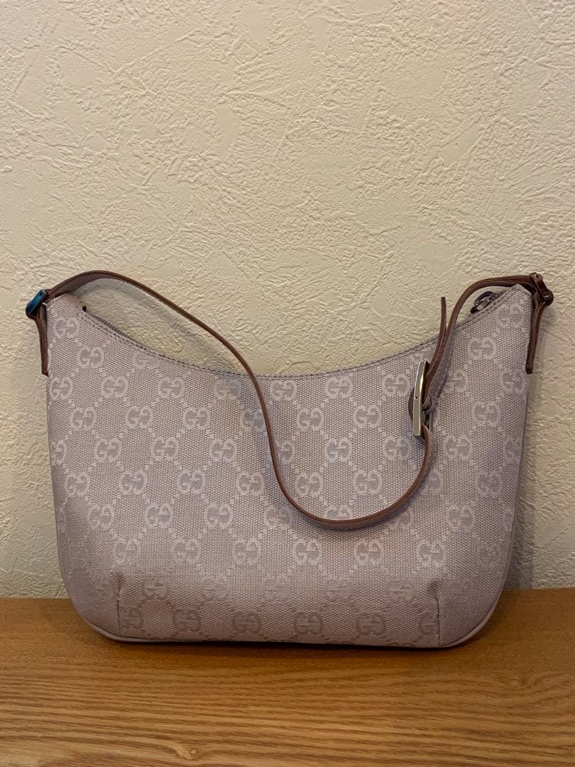 GUCCI GGパターン ピンク ハンドバッグ