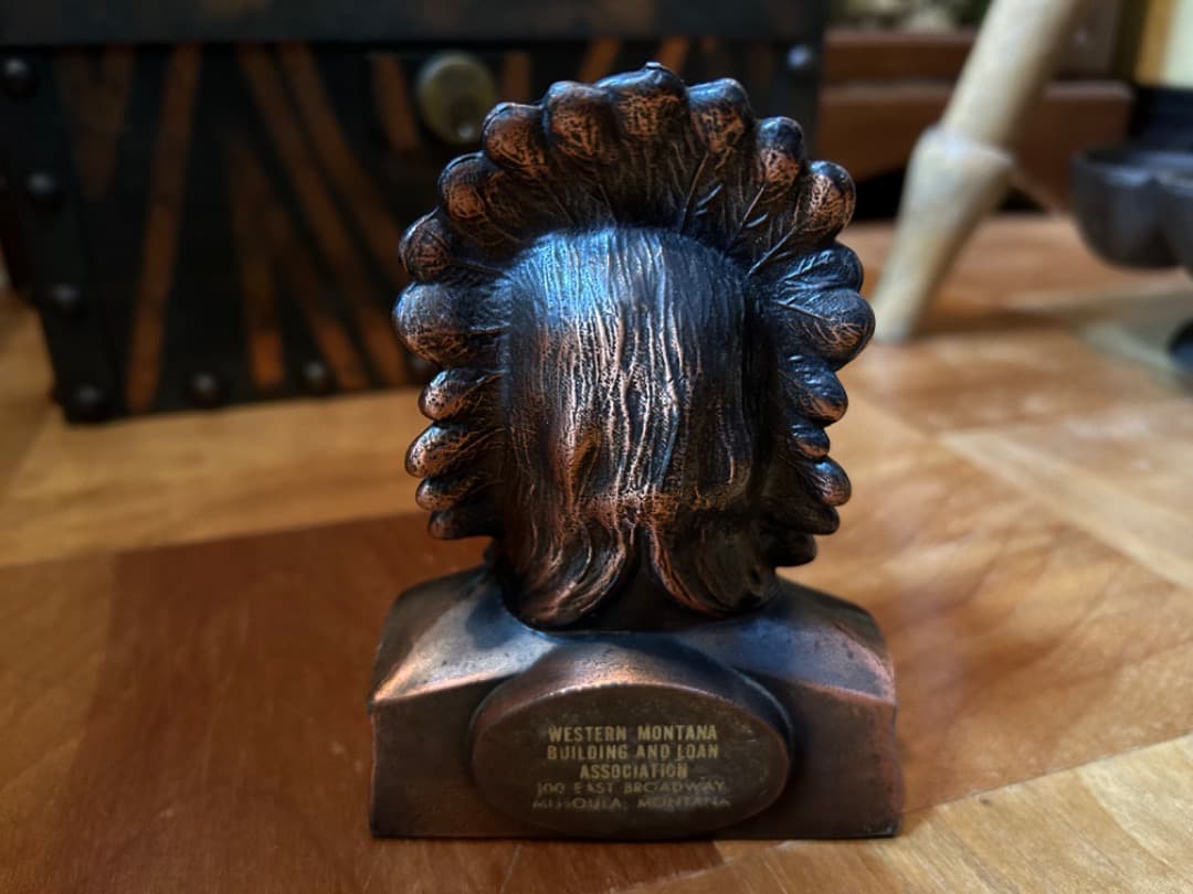 ビンテージ インディアン バンク 貯金箱 COIN BANK