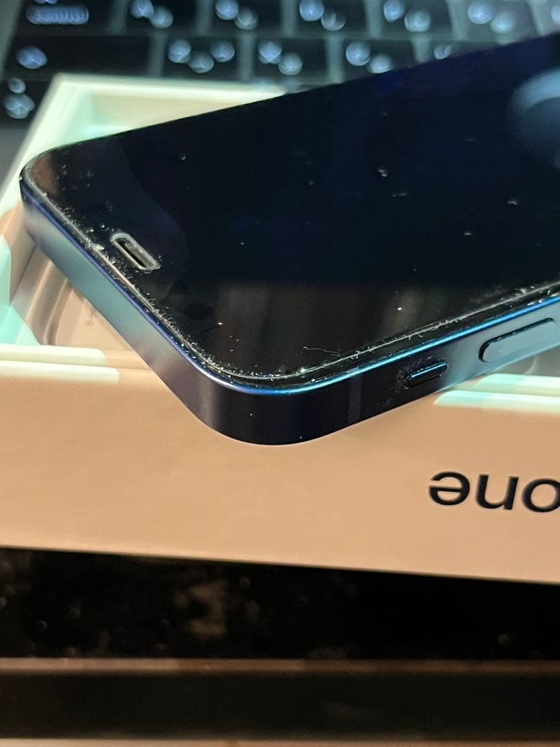 【概ね美品】 Apple iPhone 12 ブルー 本体 箱付き＋付属品多数有