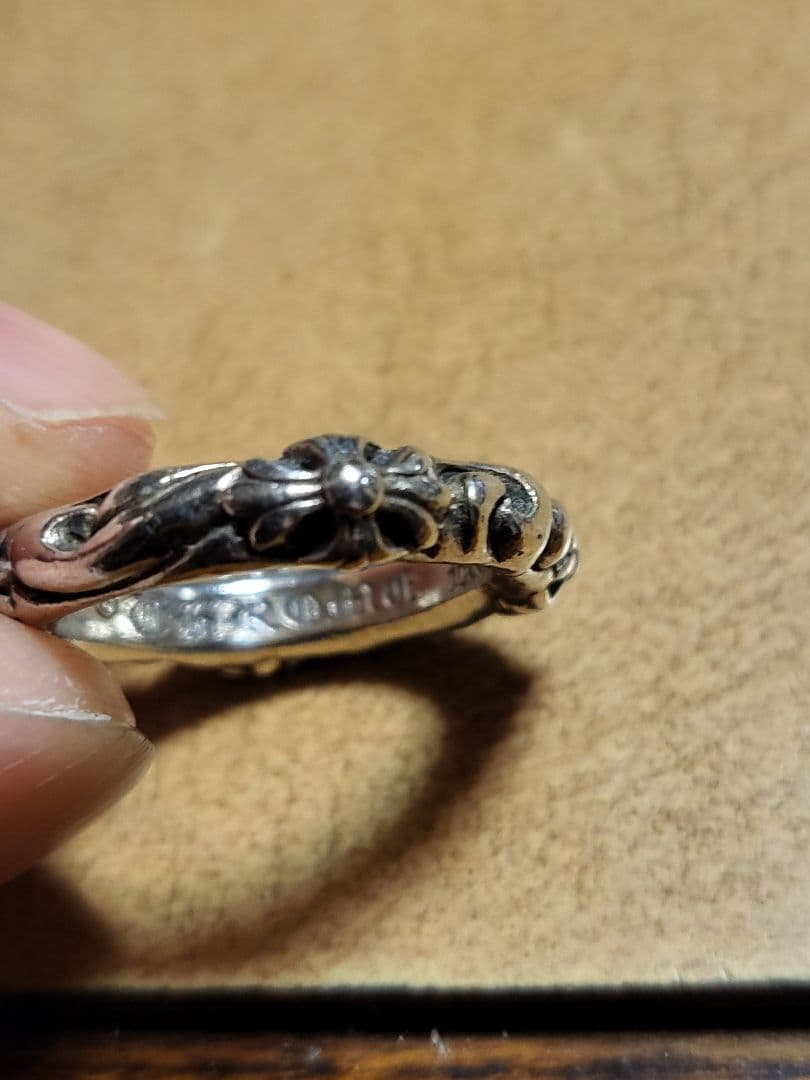 CHROME HEARTS SBTバンド リング 16号