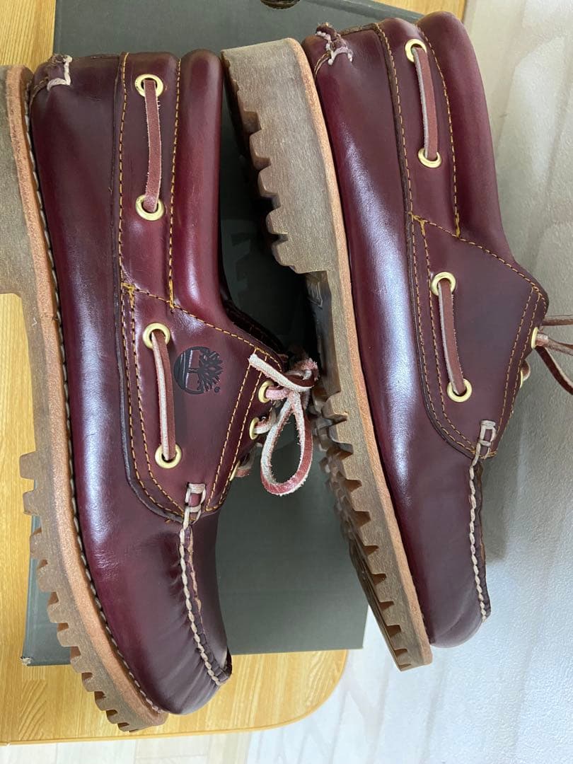 TIMBERLAND レザー デッキシューズ モカシン