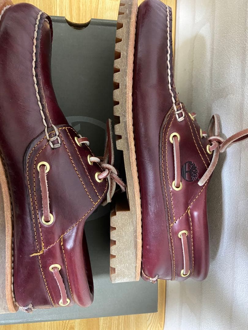 TIMBERLAND レザー デッキシューズ モカシン