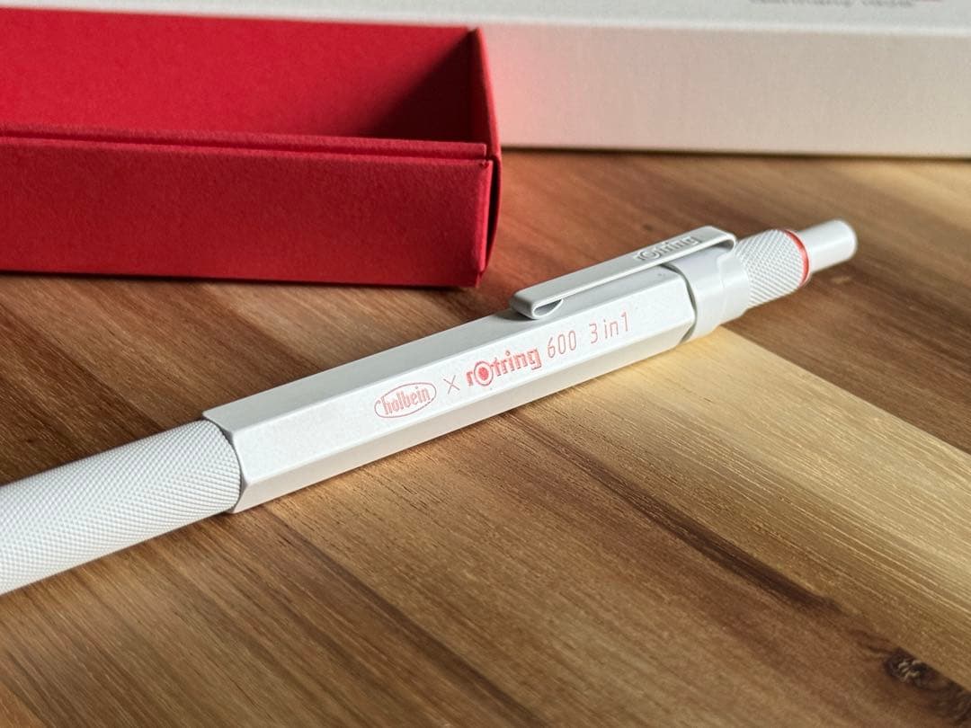 【限定色】ロットリング600 3in1 ホルベイン パーマネントホワイト