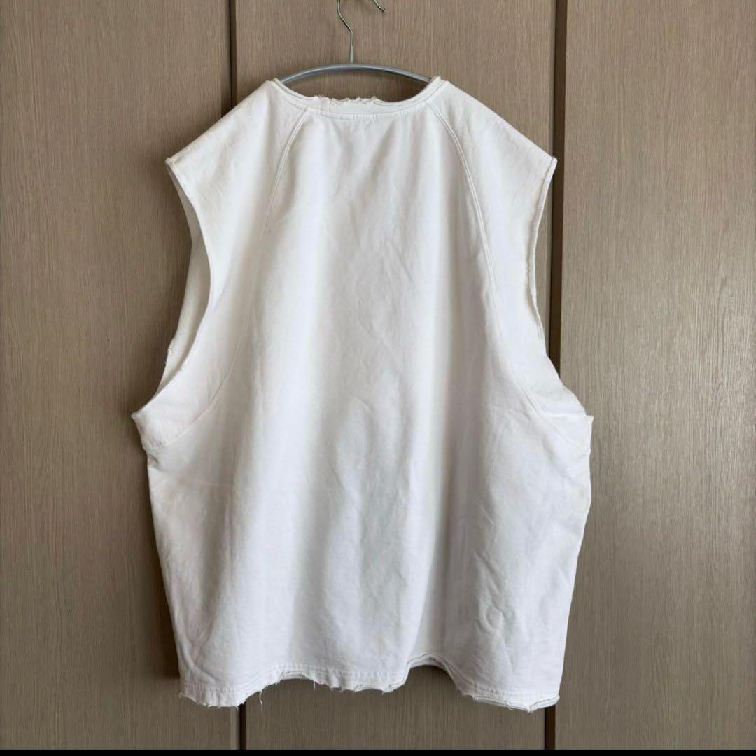 ANCELLM SLEEVELESS AGING T-SHIRT サイズ2