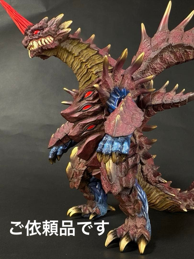 ご依頼品　マガオロチ　ソフビ　リペイント完成品