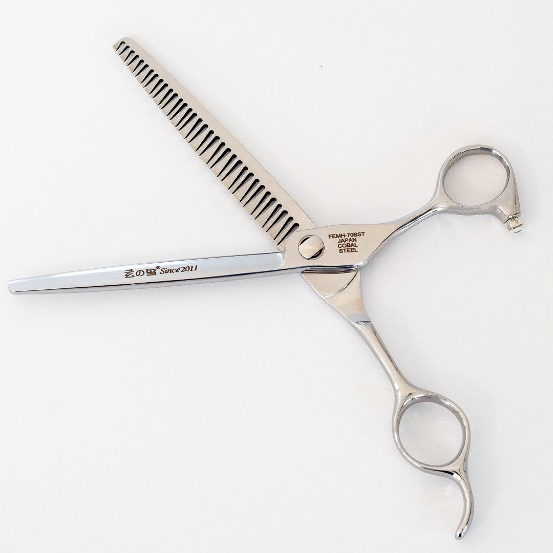 7インチ　3D グラデーション　ブレンディングシザー　vg10 コバルト