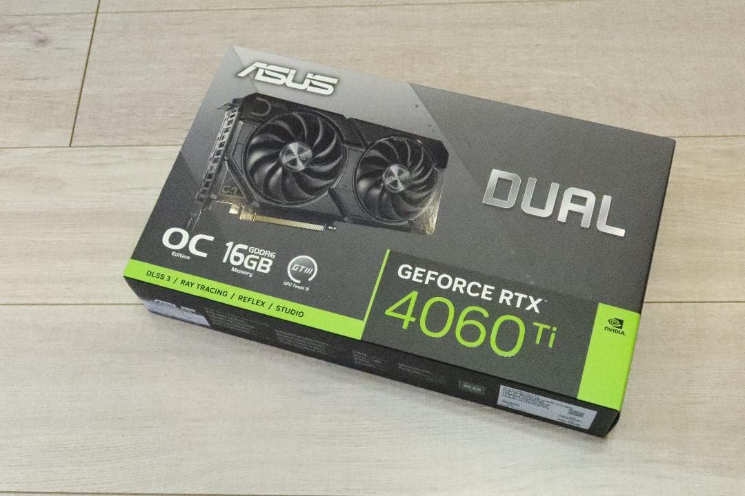 新品 ☆ASUS RTX 4060 Ti EVO OC Edition 16GB