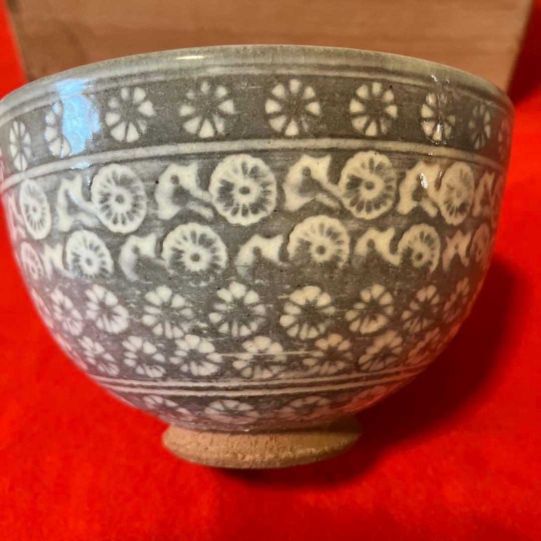 茶道具セット 桐箱入り 三島茶碗 茶筅 棗 茶杓 振出 稽古用 ほぼ未使用