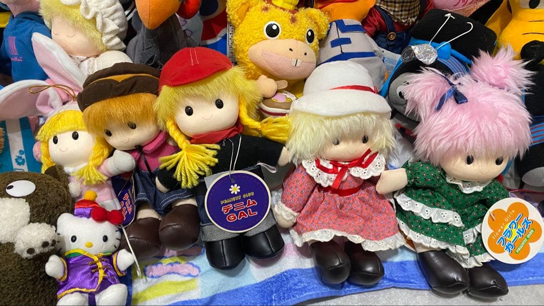 【レトロ】ぬいぐるみ35個まとめ売り(送料無料)