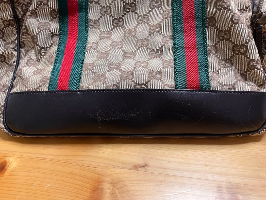超希少／GUCCI　ペットキャリー　GG柄　キャンバス