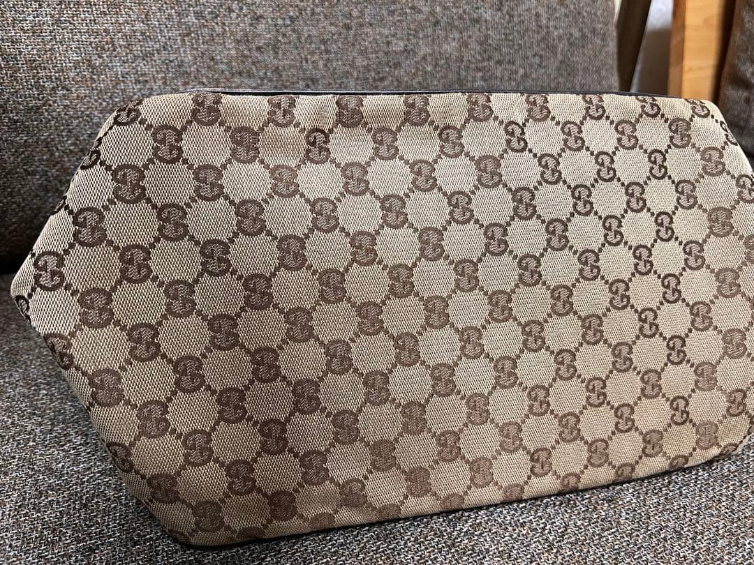 超希少／GUCCI　ペットキャリー　GG柄　キャンバス