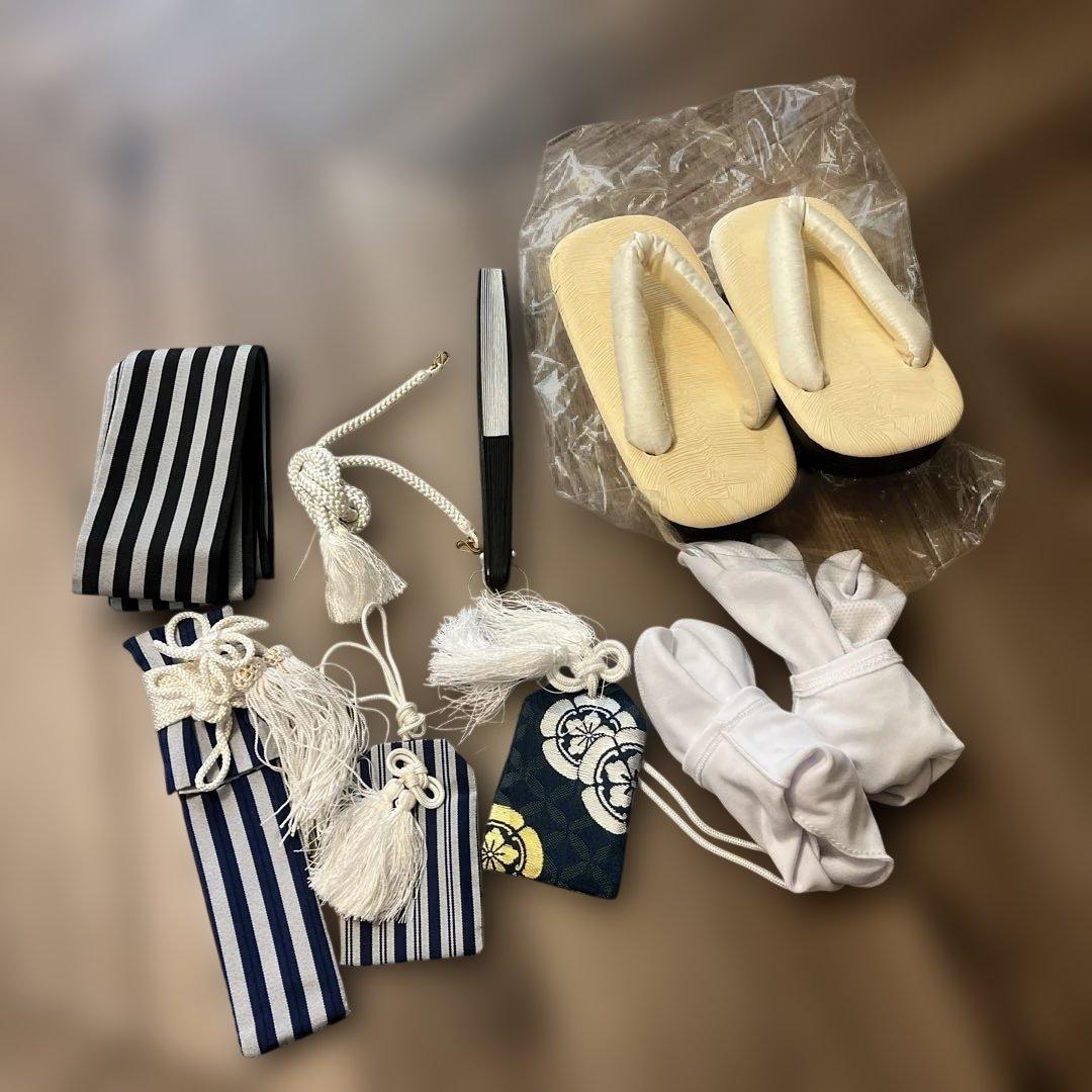 七五三 五歳 紋付絹着物 フルセット