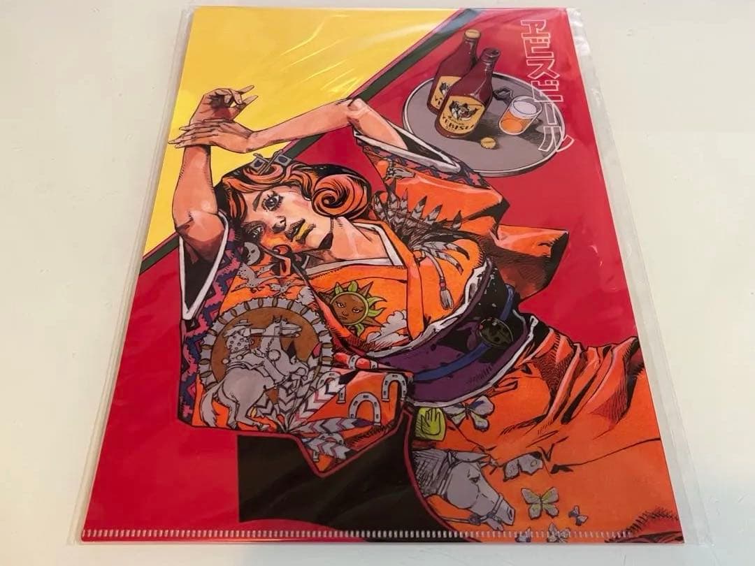 荒木飛呂彦　エビスビール　クリアファイル　ポーチ　ステッカー　ジョジョ