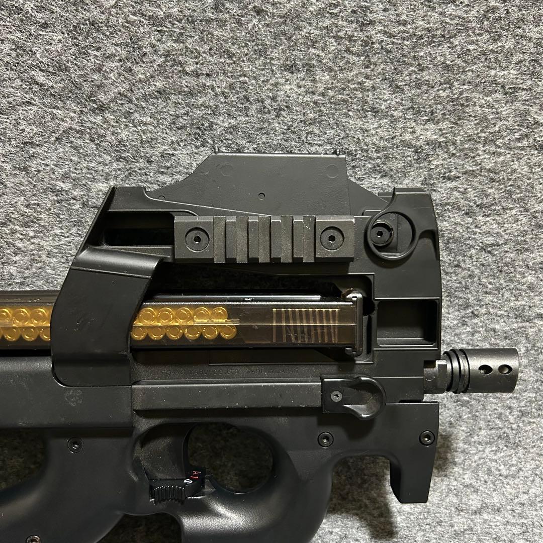 東京マルイ P90 電動ガン サイト付 トレーサー3本 動作未確認