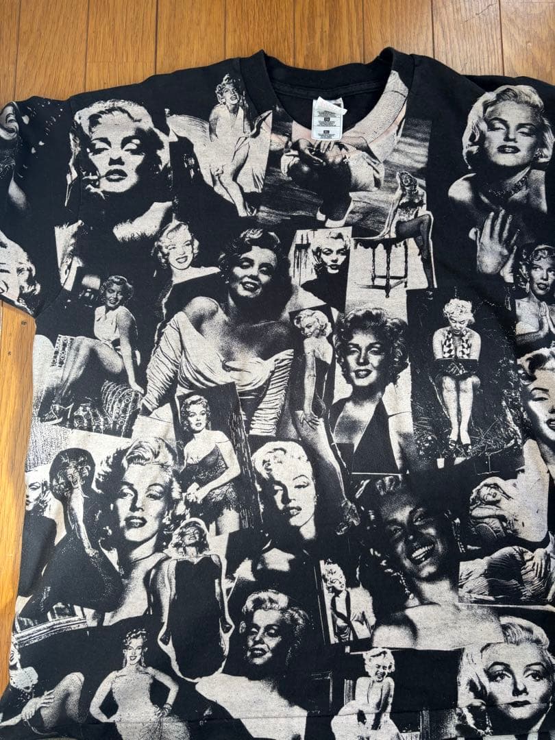 ヴィンテージ　マリリンモンロー　総柄tシャツ