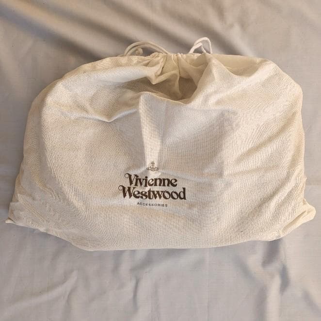 ヴィヴィアンウエストウッド ハンドバッグ フリンジ付き レザー キャメル