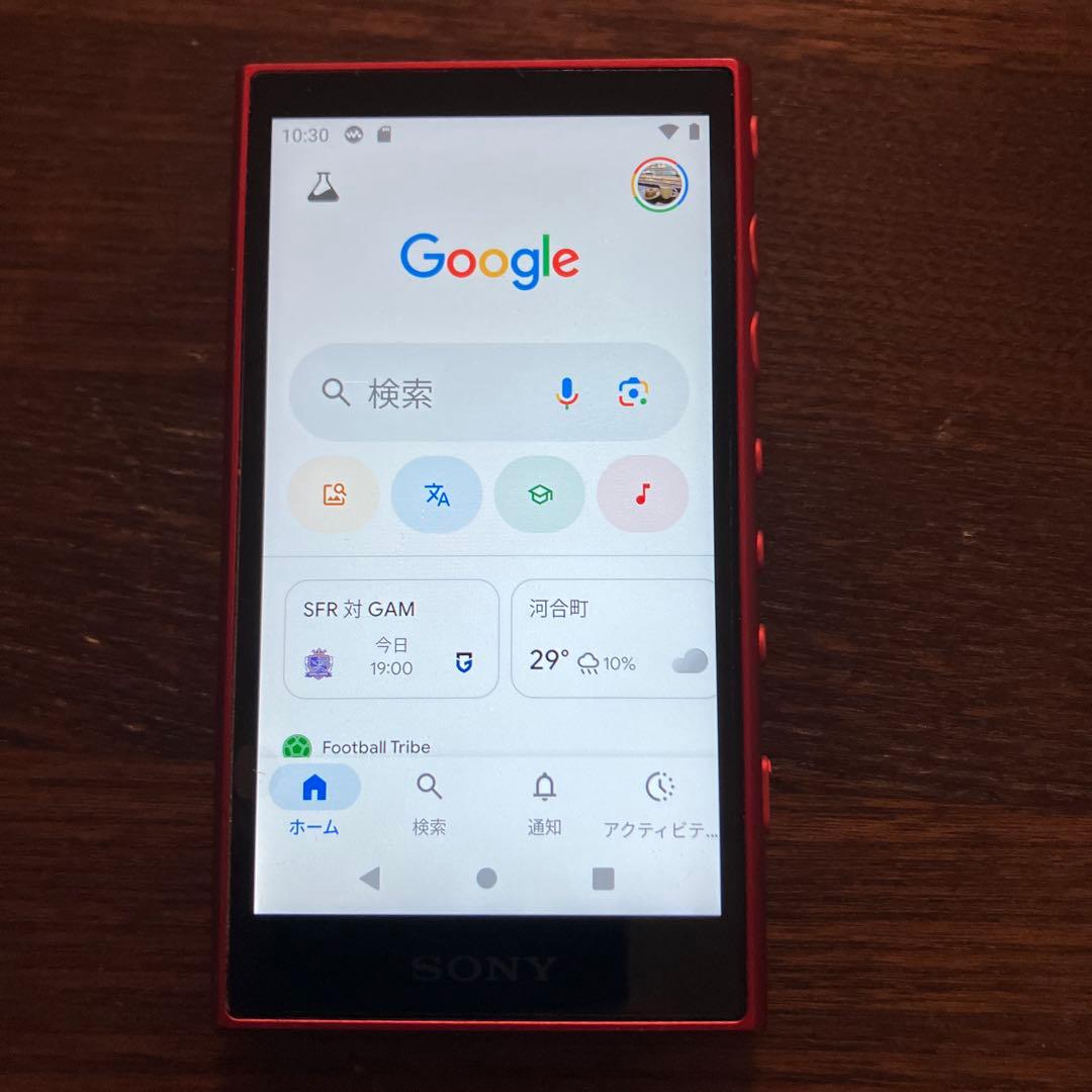 SONYウォークマン　NW-A105 128GB micro SD付き　中古美品