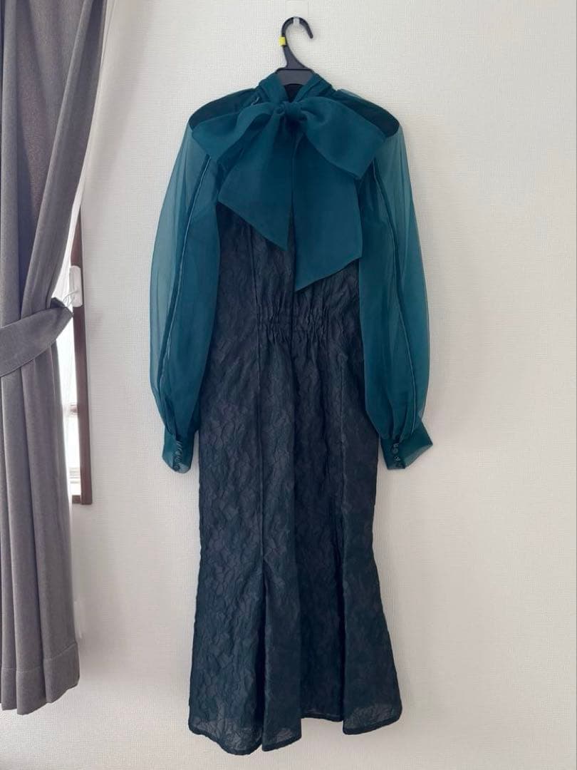 FRAY I.D パーティードレス グリーン